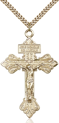 0632GF/24G <br/>Gold Filled Crucifix Pendant
