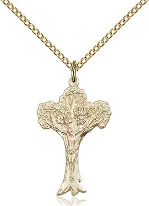 0634GF/18GF <br/>Gold Filled Crucifix Pendant