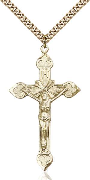 0635GF/24G <br/>Gold Filled Crucifix Pendant