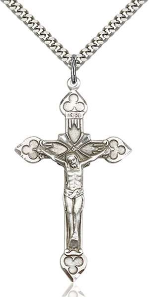 0635SS/24S <br/>Sterling Silver Crucifix Pendant