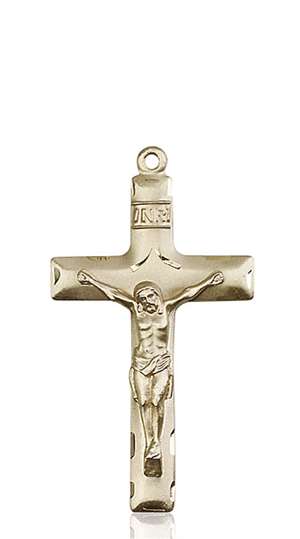 0644KT <br/>14kt Gold Crucifix Medal