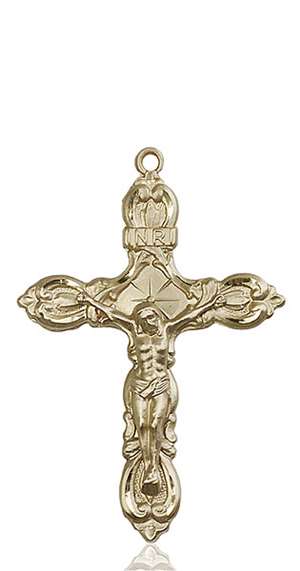 0646KT <br/>14kt Gold Crucifix Medal