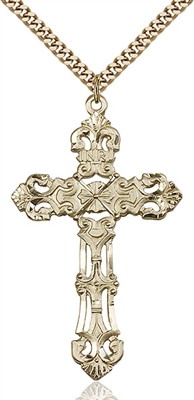 0648YGF/24G <br/>Gold Filled Cross Pendant