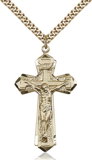 0650GF/24G <br/>Gold Filled Crucifix Pendant