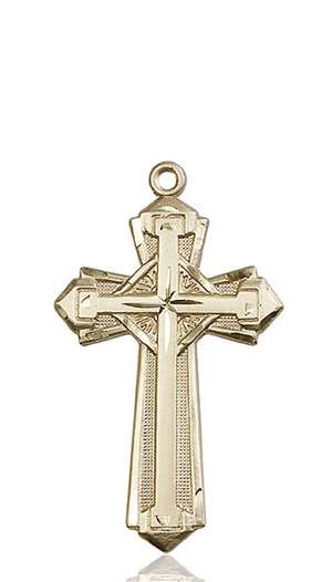 0650YKT <br/>14kt Gold Cross Medal