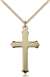 0651YGF1/18GF <br/>Gold Filled Cross Pendant