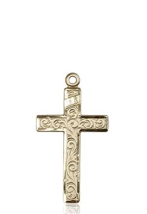 0653YKT <br/>14kt Gold Cross Medal