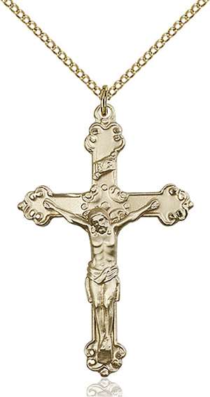 0656GF/18GF <br/>Gold Filled Crucifix Pendant