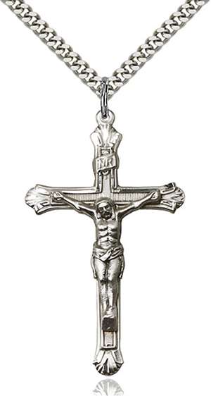 0657SS/24S <br/>Sterling Silver Crucifix Pendant