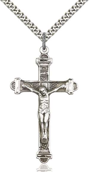 0658SS/24S <br/>Sterling Silver Crucifix Pendant