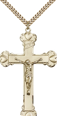 0660GF/24G <br/>Gold Filled Crucifix Pendant