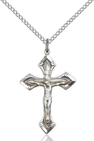 0663SS/18SS <br/>Sterling Silver Crucifix Pendant