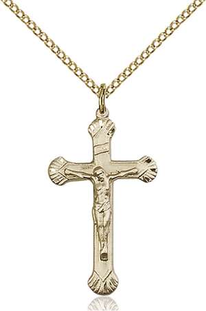 0664GF/18GF <br/>Gold Filled Crucifix Pendant