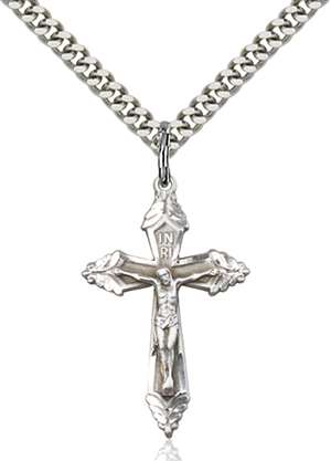 0665SS/24S <br/>Sterling Silver Crucifix Pendant