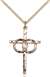 0671GF/18GF <br/>Gold Filled Wedding Rings Cross Pendant