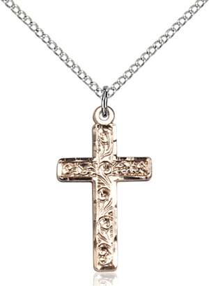 0673YGF/18SS <br/>Gold Filled Cross Pendant