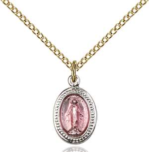 0700PSSG/18GF <br/>Gold Filled Miraculous Pendant