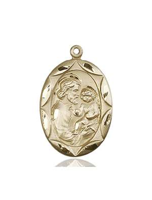 0801KKT <br/>14kt Gold St. Joseph Medal