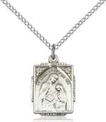 0804AESS/18SS <br/>Sterling Silver St. Anne Pendant