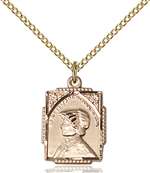 0804EAGF/18GF <br/>Gold Filled St. Elizabeth Ann Seton Pendant