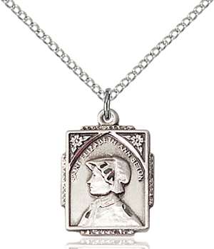 0804EASS/18SS <br/>Sterling Silver St. Elizabeth Ann Seton Pendant