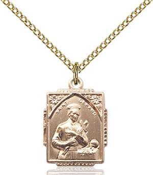 0804GGF/18GF <br/>Gold Filled St. Gerard Pendant