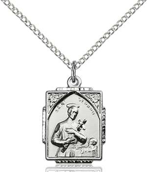 0804GSS/18SS <br/>Sterling Silver St. Gerard Pendant