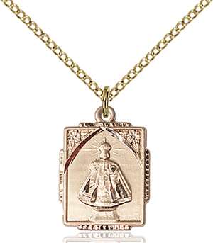 0804IGF/18GF <br/>Gold Filled Infant of Prague Pendant