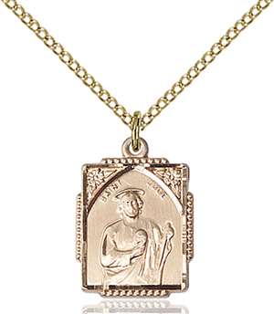 0804JGF/18GF <br/>Gold Filled St. Jude Pendant