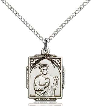 0804JSS/18SS <br/>Sterling Silver St. Jude Pendant
