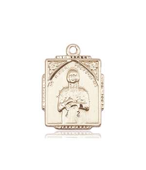 0804KAKT <br/>14kt Gold St. Kateri Tekakwitha Medal