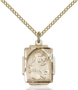 0804KGF/18GF <br/>Gold Filled St. Joseph Pendant