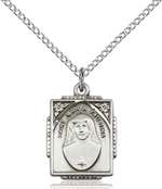 0804MFSS/18SS <br/>Sterling Silver St. Maria Faustina Pendant