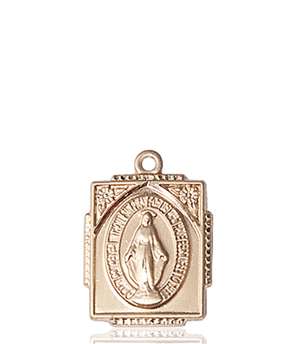 0804MKT <br/>14kt Gold Miraculous Medal