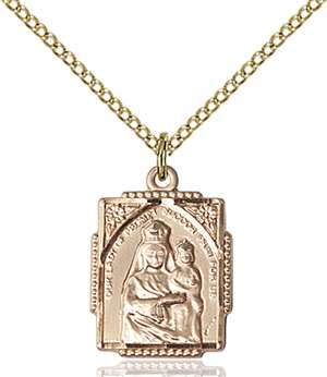 0804PSGF/18GF <br/>Gold Filled O/L of Prompt Succor Pendant