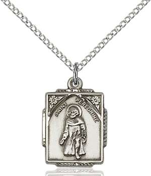 0804PSS/18SS <br/>Sterling Silver St. Peregrine Pendant