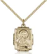 0804QGF/18GF <br/>Gold Filled St. Maria Goretti Pendant