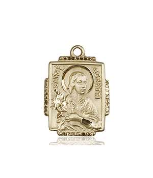 0804QKT <br/>14kt Gold St. Maria Goretti Medal