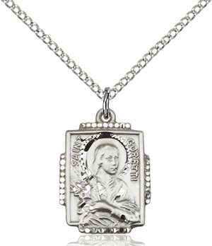 0804QSS/18SS <br/>Sterling Silver St. Maria Goretti Pendant