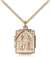 0804RHGF/18GF <br/>Gold Filled St. Roch Pendant