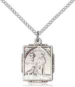 0804RHSS/18SS <br/>Sterling Silver St. Roch Pendant