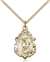 0813GF/18GF <br/>Gold Filled St. Elizabeth Ann Seton Pendant