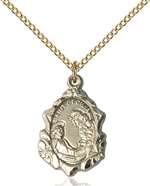 0822CEGF/18GF <br/>Gold Filled St. Cecilia Pendant