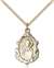 0822FCGF/18GF <br/>Gold Filled St. Francis Pendant