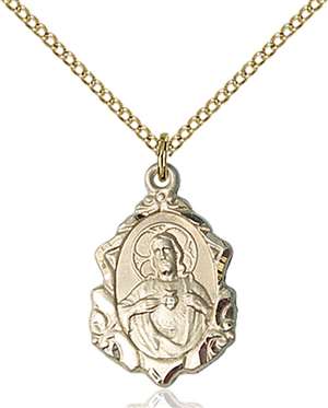 0822JGF/18GF <br/>Gold Filled St. Jude Pendant