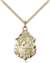 0822KDGF/18GF <br/>Gold Filled St. Katharine Drexel Pendant