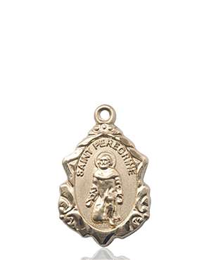 0822PKT <br/>14kt Gold St. Peregrine Medal