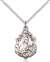 0822TESS/18SS <br/>Sterling Silver St. Therese of Lisieux Pendant