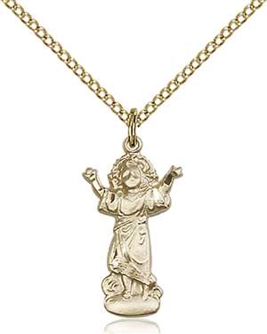 0829GF/18GF <br/>Gold Filled Divino Nino Pendant