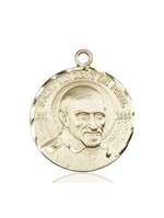 0830KT <br/>14kt Gold St. Vincent De Paul Medal